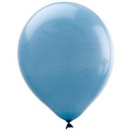 Solid pastel blue party supplies - 12" latex balloons, 20 pack 