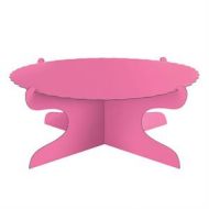 pink party supplies- bright pink cake stand 