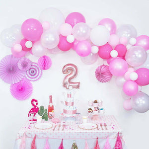 Pink balloon garland kit