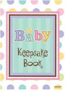 Tiny bundle baby shower keepsake book