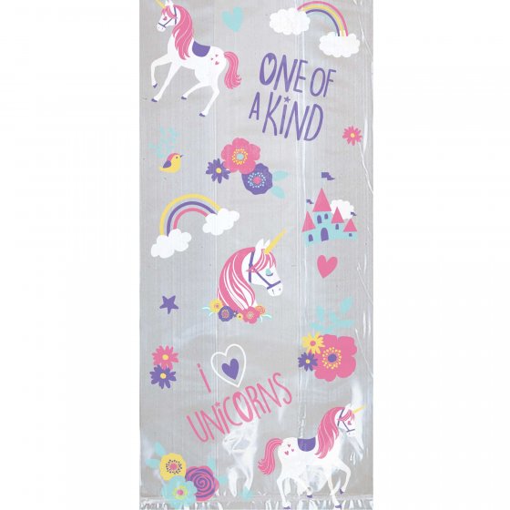 Unicorn cello treat bags