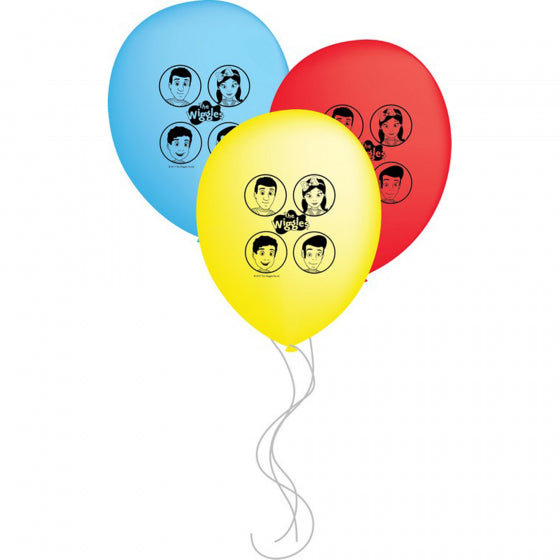 The wiggles party supplies - latex balloons
