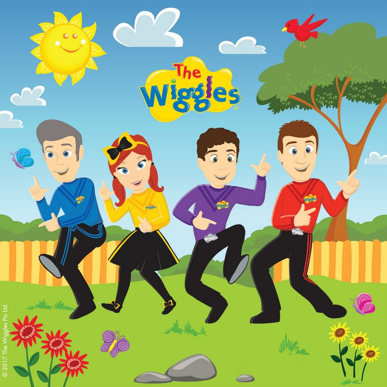 The Wiggles party supplies- lunch sized napkins 