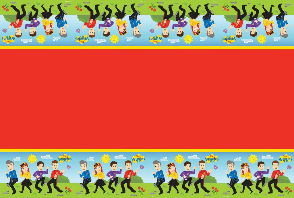 The Wiggles party supplies- plastic table cover 